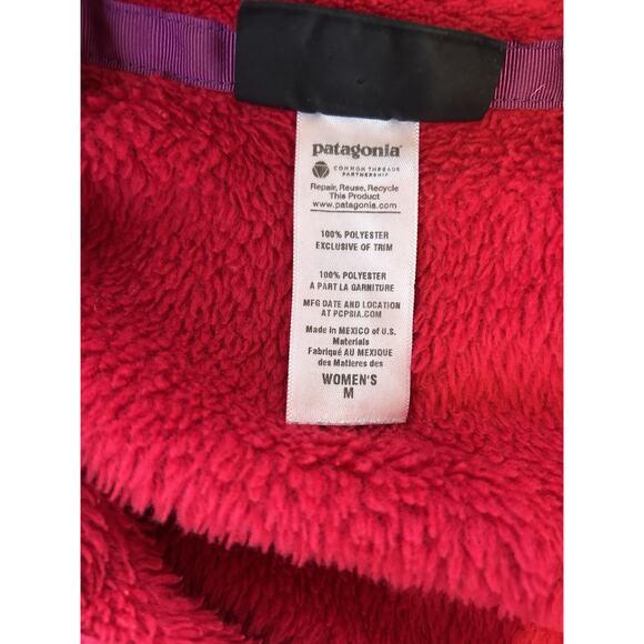 Patagonia Sweater Womens Medium Pink Fleece Snap-T Pullover. Soft & Comfortable - Picture 9 of 14